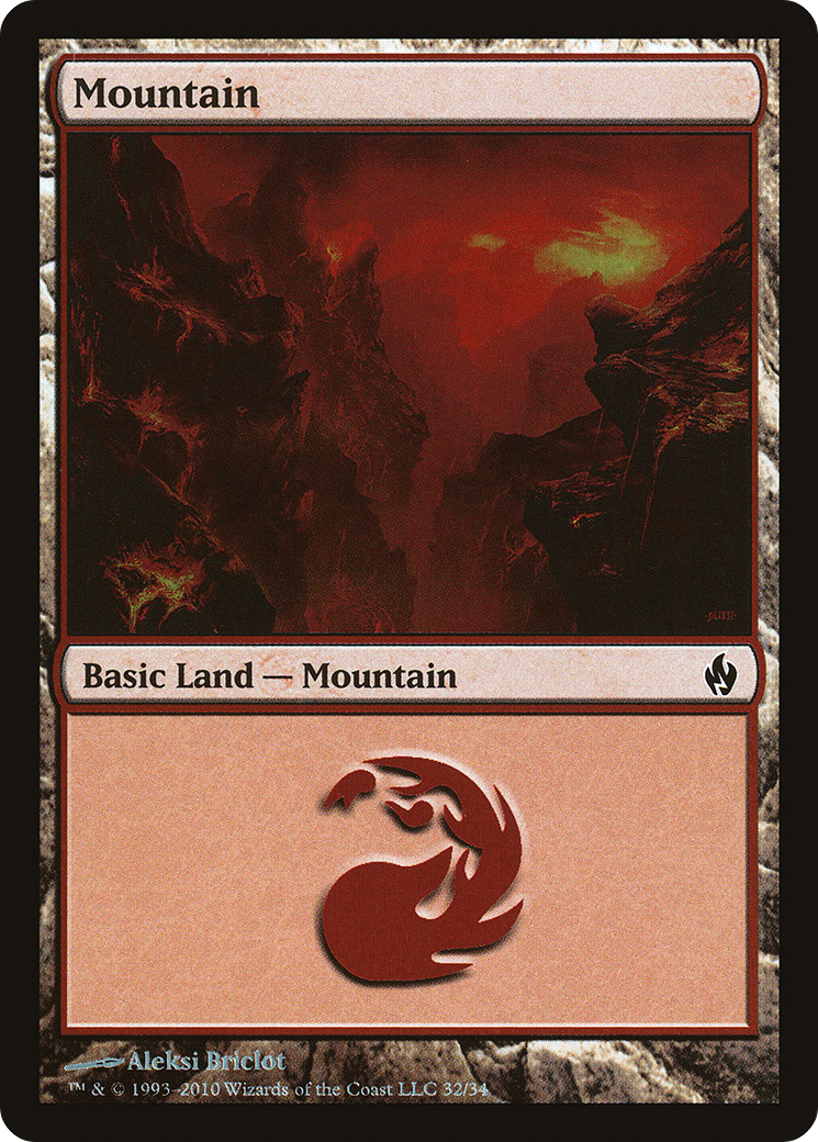 Mountain (PD2-032) - Premium Deck Series: Fire and Lightning Foil - Premium MTG Single from Wizards of the Coast - Just $0.08! Shop now at Game Crave Tournament Store