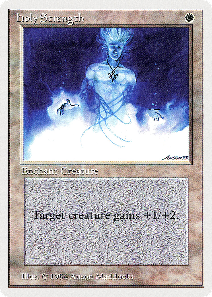Holy Strength (SUM-024) - Summer Magic / Edgar - Premium MTG Single from Wizards of the Coast - Just $0.08! Shop now at Game Crave Tournament Store