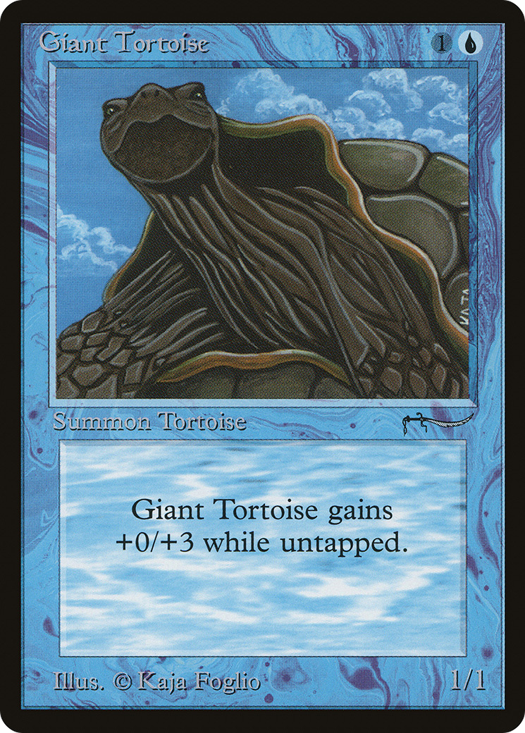 Giant Tortoise (ARN-015) - Arabian Nights - Premium MTG Single from Wizards of the Coast - Just $1.05! Shop now at Game Crave Tournament Store