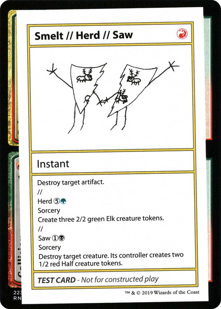 Smelt // Herd // Saw (CMB2-100) - Mystery Booster Playtest Cards 2021 - Premium MTG Single from Wizards of the Coast - Just $0.26! Shop now at Game Crave Tournament Store