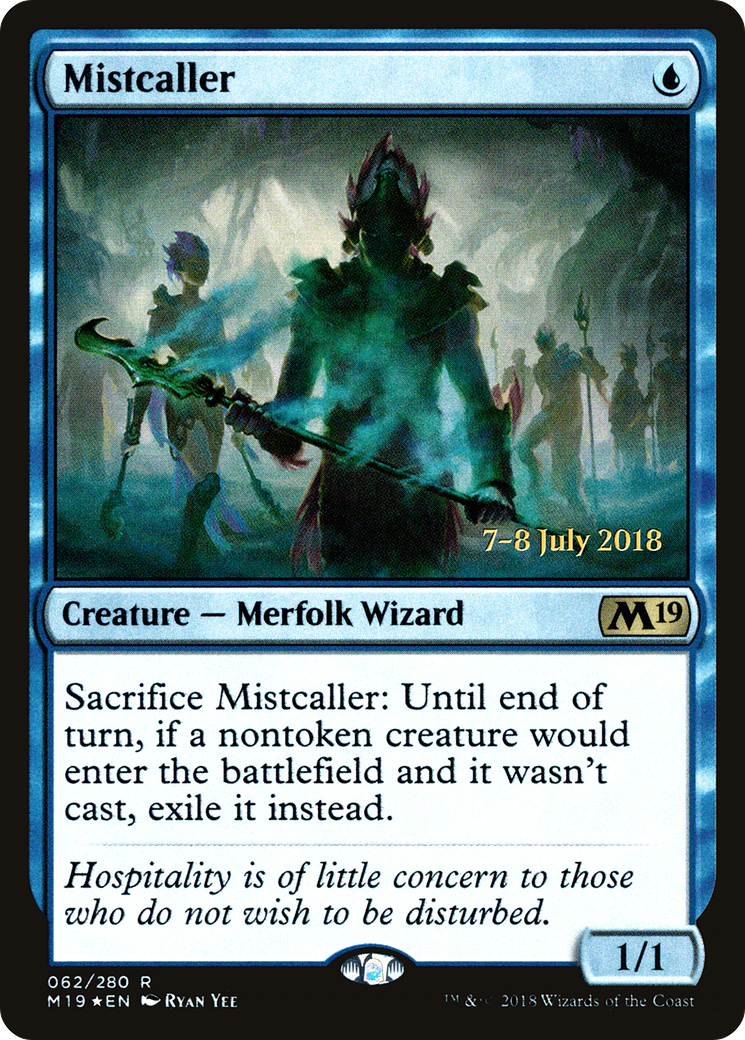 Mistcaller (PM19-62S) - Core Set 2019 Promos Foil - Premium MTG Single from Wizards of the Coast - Just $1.71! Shop now at Game Crave Tournament Store