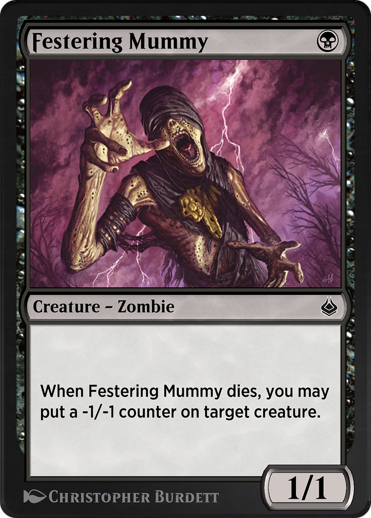 Festering Mummy (AKR-105) - Amonkhet Remastered - Premium MTG Single from Wizards of the Coast - Just $0! Shop now at Game Crave Tournament Store