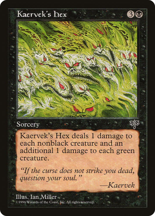 Kaervek's Hex (MIR-130) - Mirage - Premium MTG Single from Wizards of the Coast - Just $0.08! Shop now at Game Crave Tournament Store