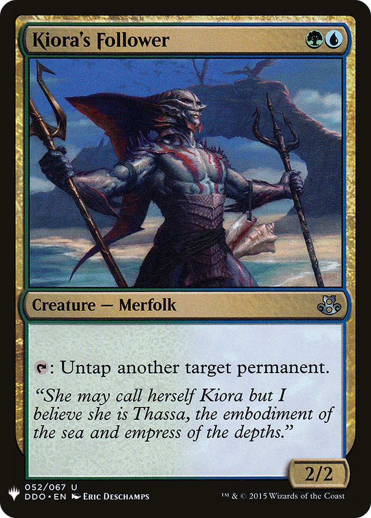 Kiora's Follower (MB1-1443) - Mystery Booster - Premium MTG Single from Wizards of the Coast - Just $0.08! Shop now at Game Crave Tournament Store