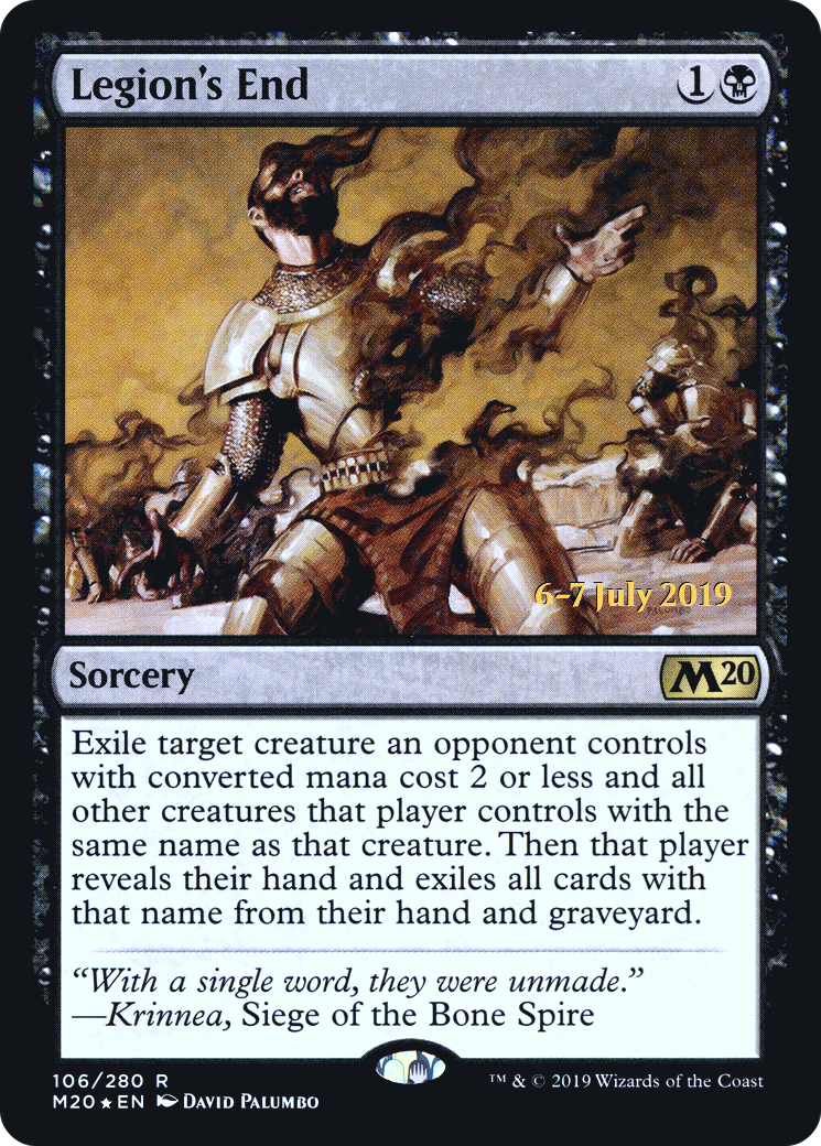 Legion's End (PM20-106S) - Core Set 2020 Promos Foil - Premium MTG Single from Wizards of the Coast - Just $0.52! Shop now at Game Crave Tournament Store