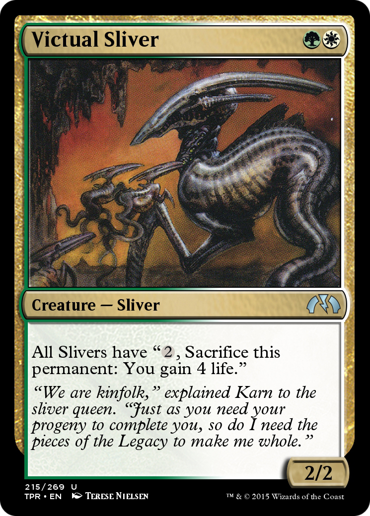 Victual Sliver (TPR-215) - Tempest Remastered Foil - Premium MTG Single from Wizards of the Coast - Just $0! Shop now at Game Crave Tournament Store