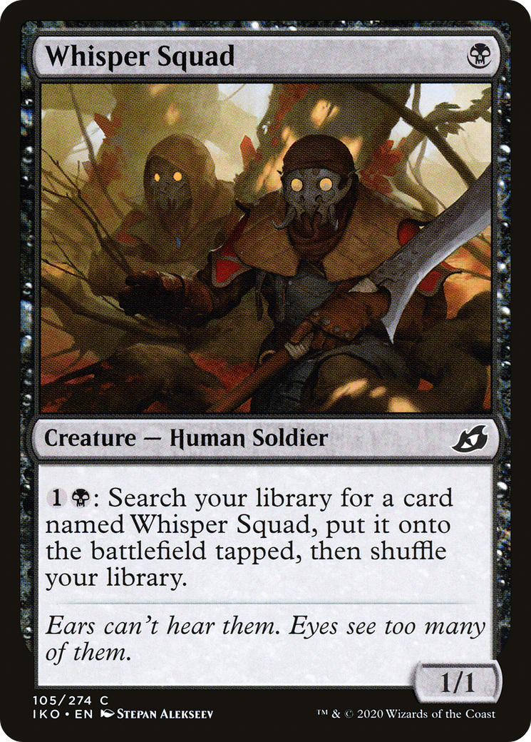 Whisper Squad (IKO-105) - Ikoria: Lair of Behemoths - Premium MTG Single from Wizards of the Coast - Just $0.02! Shop now at Game Crave Tournament Store