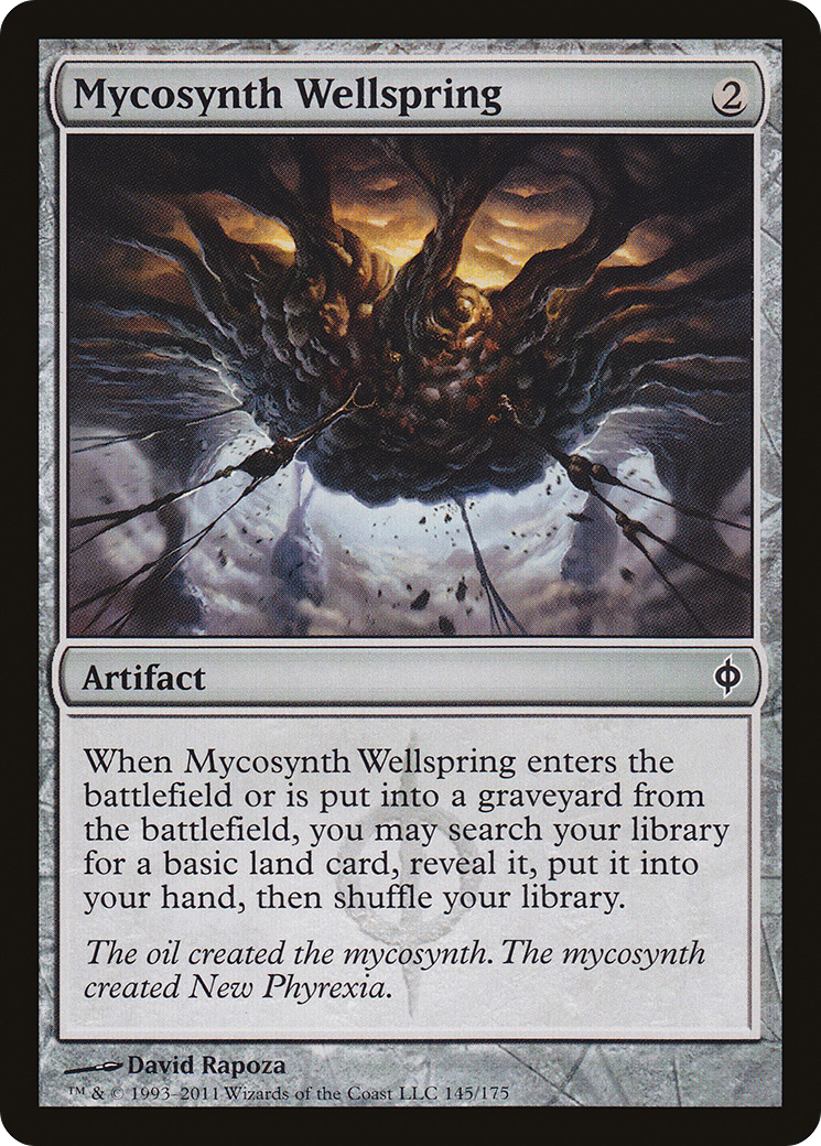Mycosynth Wellspring (NPH-145) - New Phyrexia Foil - Premium MTG Single from Wizards of the Coast - Just $0.54! Shop now at Game Crave Tournament Store