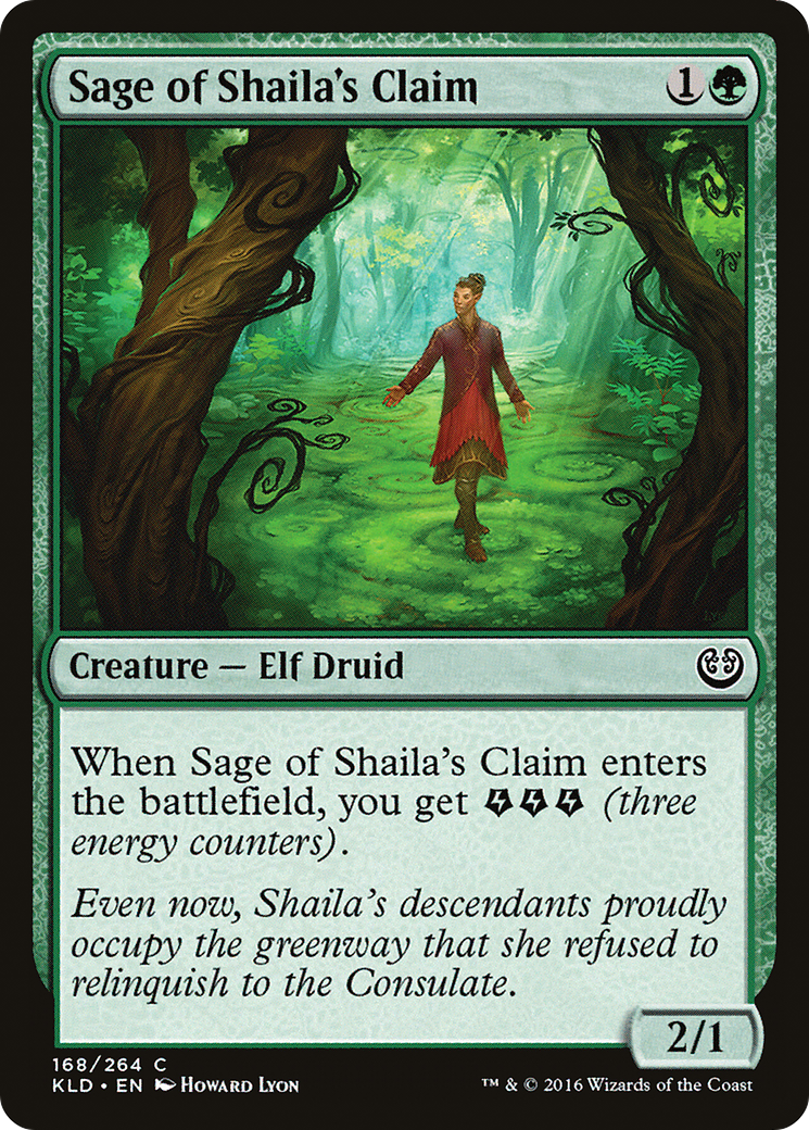 Sage of Shaila's Claim (KLD-168) - Kaladesh - Premium MTG Single from Wizards of the Coast - Just $0.08! Shop now at Game Crave Tournament Store