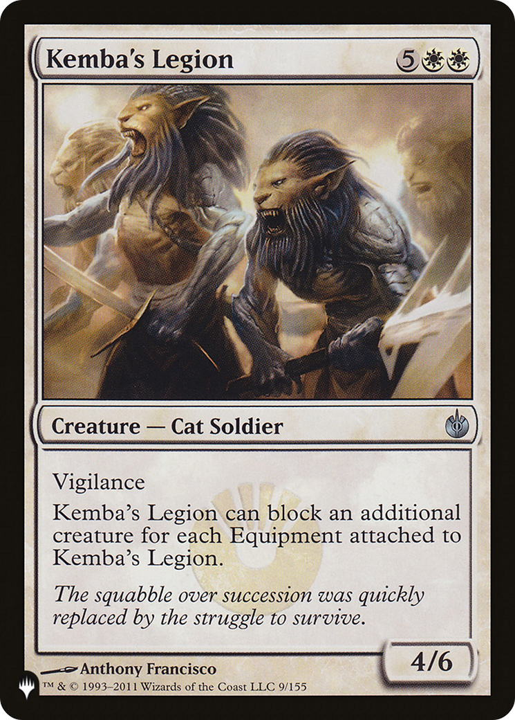 Kemba's Legion (PLIST-967) - The List - Premium MTG Single from Wizards of the Coast - Just $0.25! Shop now at Game Crave Tournament Store
