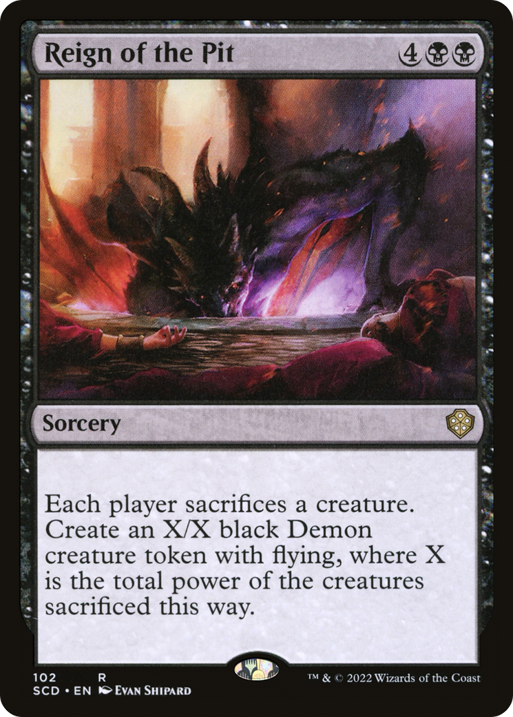 Reign of the Pit (SCD-102) - Starter Commander Decks - Premium MTG Single from Wizards of the Coast - Just $0.08! Shop now at Game Crave Tournament Store