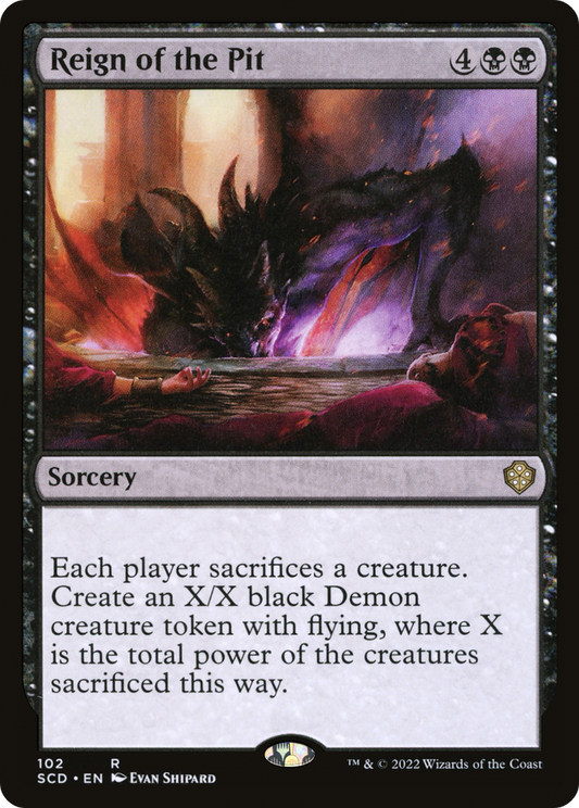 Reign of the Pit (SCD-102) - Starter Commander Decks - Premium MTG Single from Wizards of the Coast - Just $0.08! Shop now at Game Crave Tournament Store