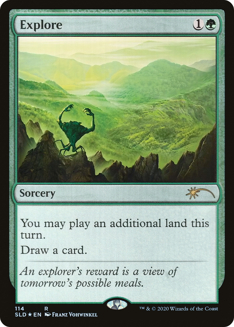 Explore (SLD-114) - Secret Lair Drop - Premium MTG Single from Wizards of the Coast - Just $1.66! Shop now at Game Crave Tournament Store