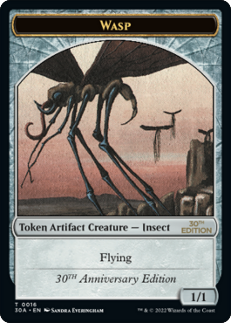 Wasp (T30A-016) - 30th Anniversary Tokens - Premium MTG Single from Wizards of the Coast - Just $5.58! Shop now at Game Crave Tournament Store