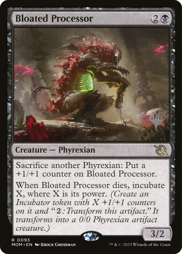 Bloated Processor (PMOM-93P) - March of the Machine Promos Foil - Premium MTG Single from Wizards of the Coast - Just $0.08! Shop now at Game Crave Tournament Store