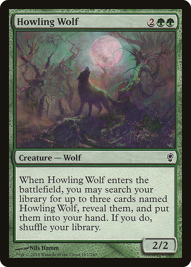 Howling Wolf (CNS-167) - Conspiracy - Premium MTG Single from Wizards of the Coast - Just $0.08! Shop now at Game Crave Tournament Store