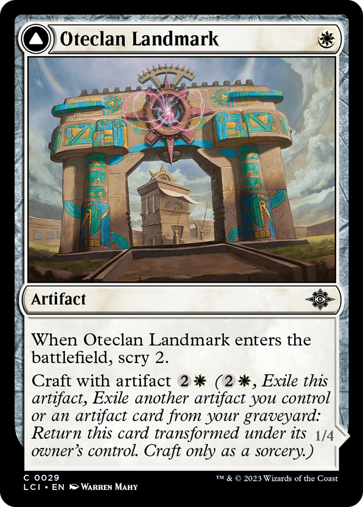 Oteclan Landmark // Oteclan Levitator (LCI-029) - The Lost Caverns of Ixalan - Premium MTG Single from Wizards of the Coast - Just $0.08! Shop now at Game Crave Tournament Store