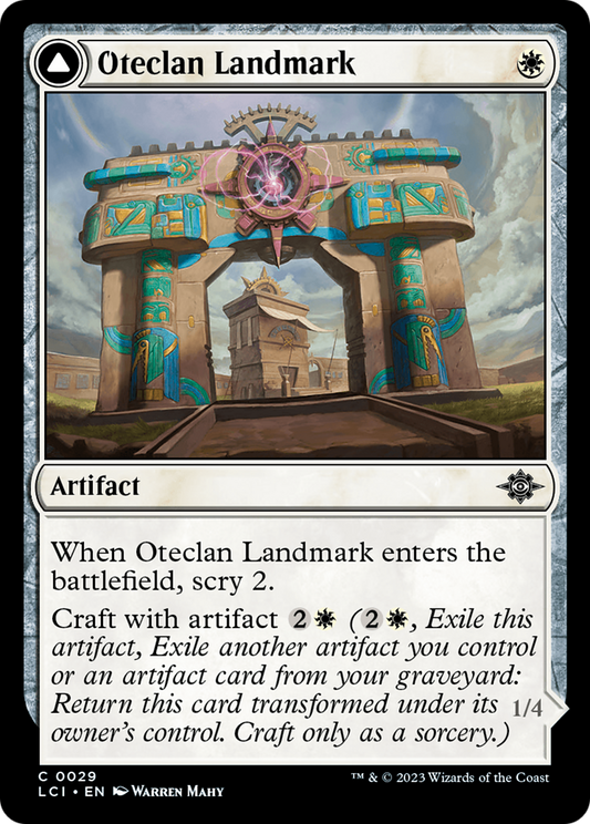Oteclan Landmark // Oteclan Levitator (LCI-029) - The Lost Caverns of Ixalan - Premium MTG Single from Wizards of the Coast - Just $0.08! Shop now at Game Crave Tournament Store