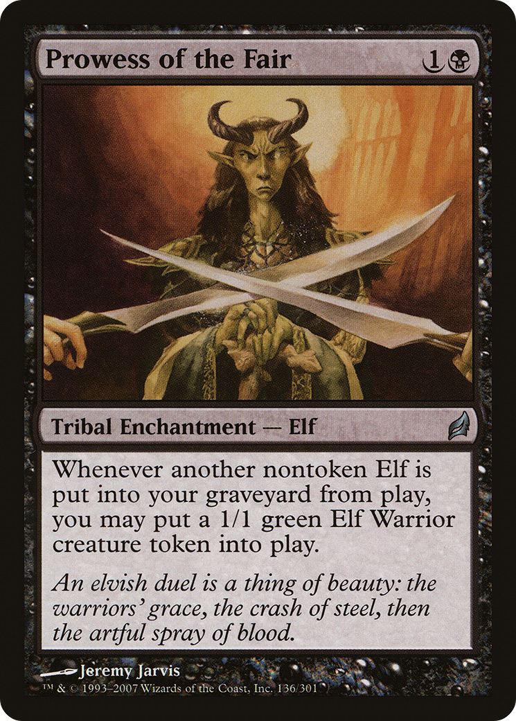 Prowess of the Fair (LRW-136) - Lorwyn Foil - Premium MTG Single from Wizards of the Coast - Just $9.70! Shop now at Game Crave Tournament Store