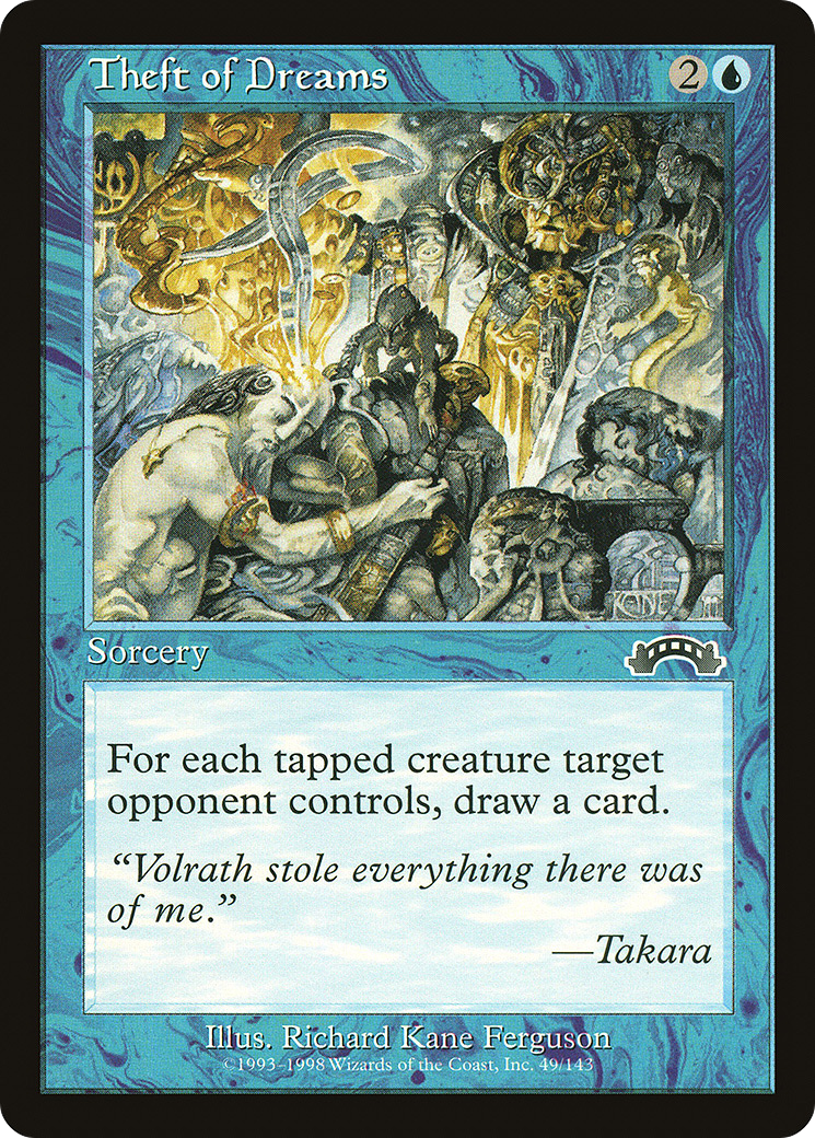 Theft of Dreams (EXO-049) - Exodus - Premium MTG Single from Wizards of the Coast - Just $0.08! Shop now at Game Crave Tournament Store