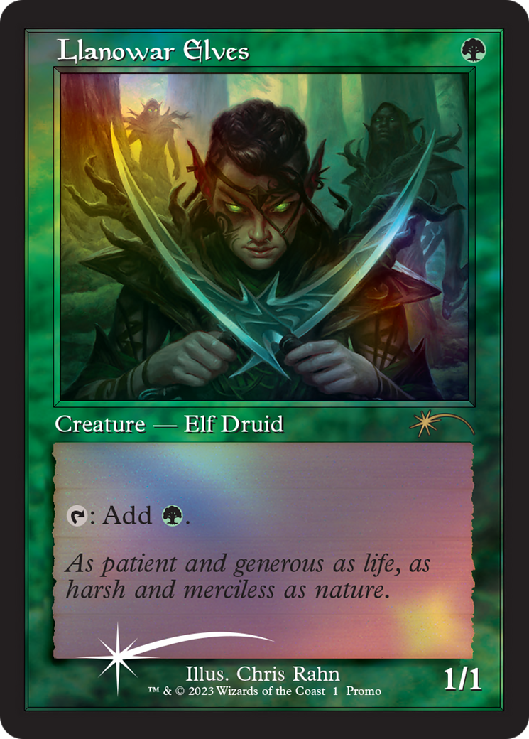 Llanowar Elves (PRES-001) - Resale Promos Foil - Premium MTG Single from Wizards of the Coast - Just $0.63! Shop now at Game Crave Tournament Store