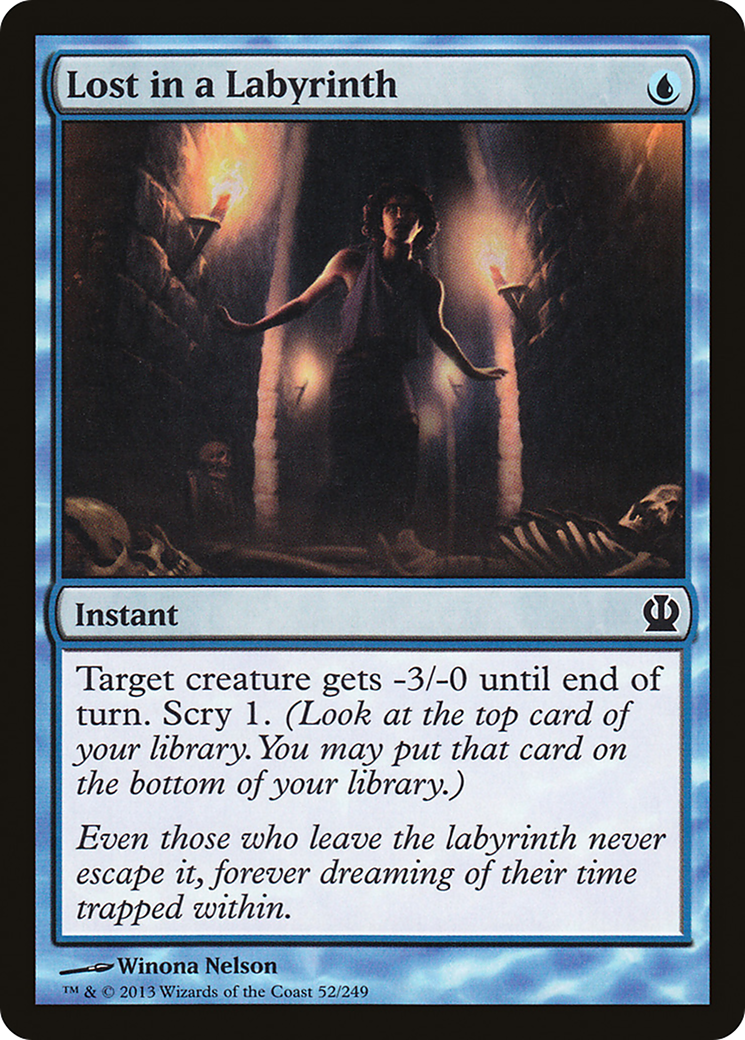 Lost in a Labyrinth (THS-052) - Theros - Premium MTG Single from Wizards of the Coast - Just $0.25! Shop now at Game Crave Tournament Store