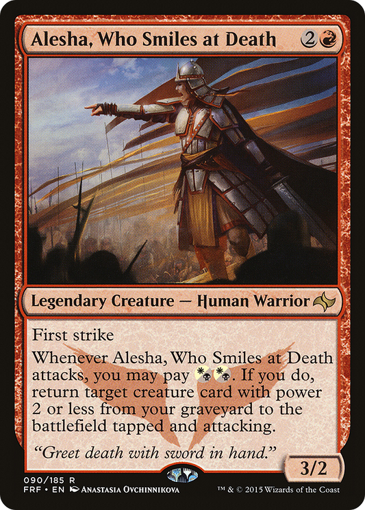 Alesha, Who Smiles at Death (FRF-090) - Fate Reforged - Premium MTG Single from Wizards of the Coast - Just $0.25! Shop now at Game Crave Tournament Store