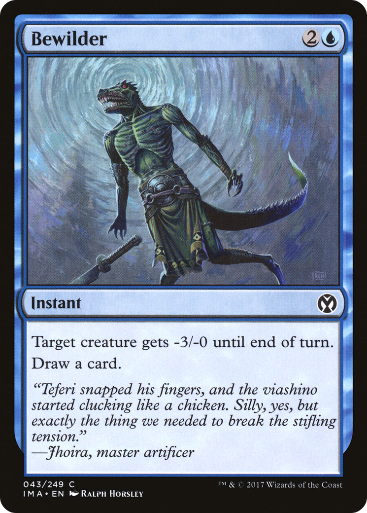 Bewilder (IMA-043) - Iconic Masters Foil - Premium MTG Single from Wizards of the Coast - Just $0.25! Shop now at Game Crave Tournament Store