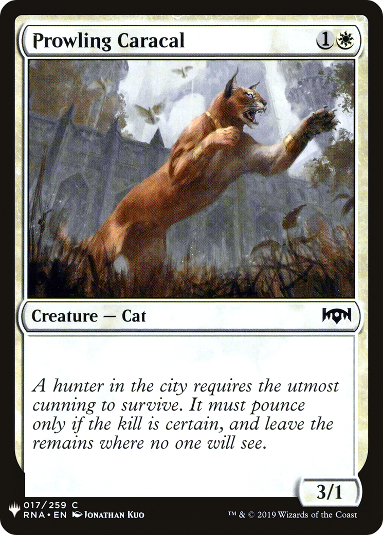Prowling Caracal (MB1-203) - Mystery Booster - Premium MTG Single from Wizards of the Coast - Just $0.25! Shop now at Game Crave Tournament Store