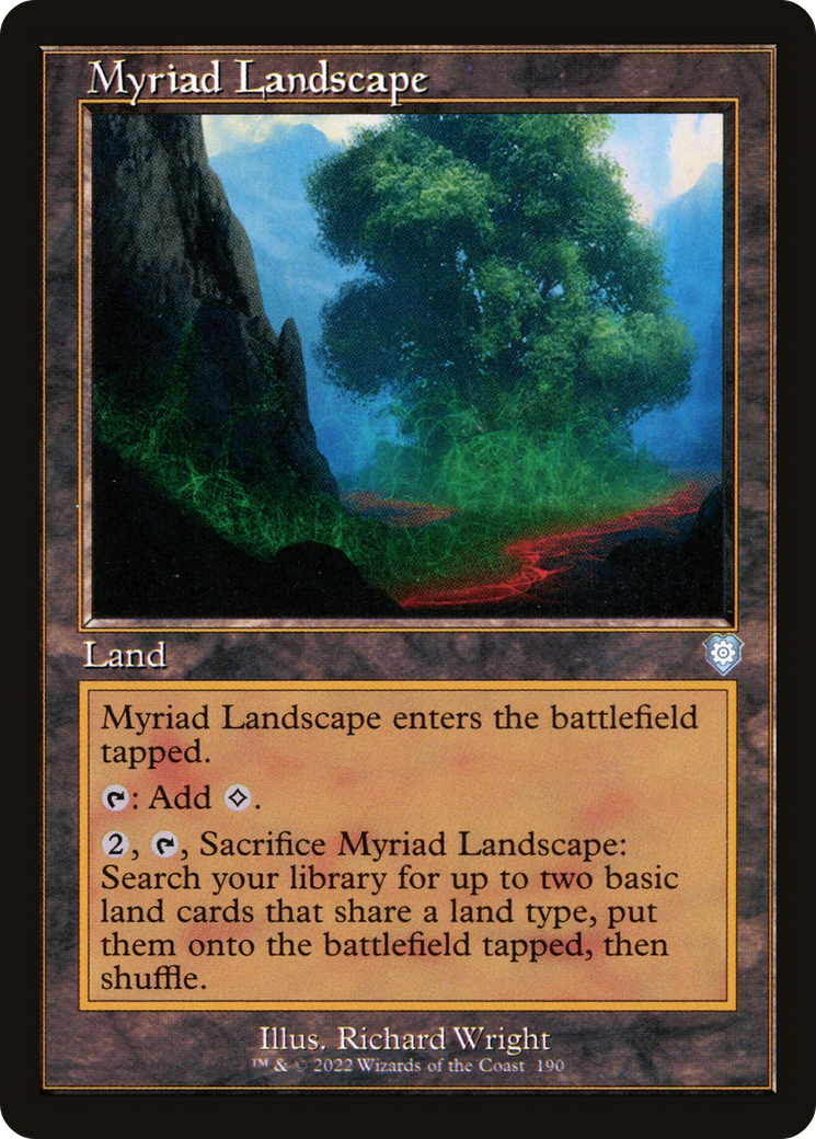 Myriad Landscape (BRC-190) - The Brothers' War Commander - Premium MTG Single from Wizards of the Coast - Just $0.08! Shop now at Game Crave Tournament Store