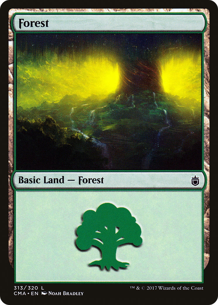 Forest (CMA-313) - Commander Anthology - Premium MTG Single from Wizards of the Coast - Just $0.38! Shop now at Game Crave Tournament Store