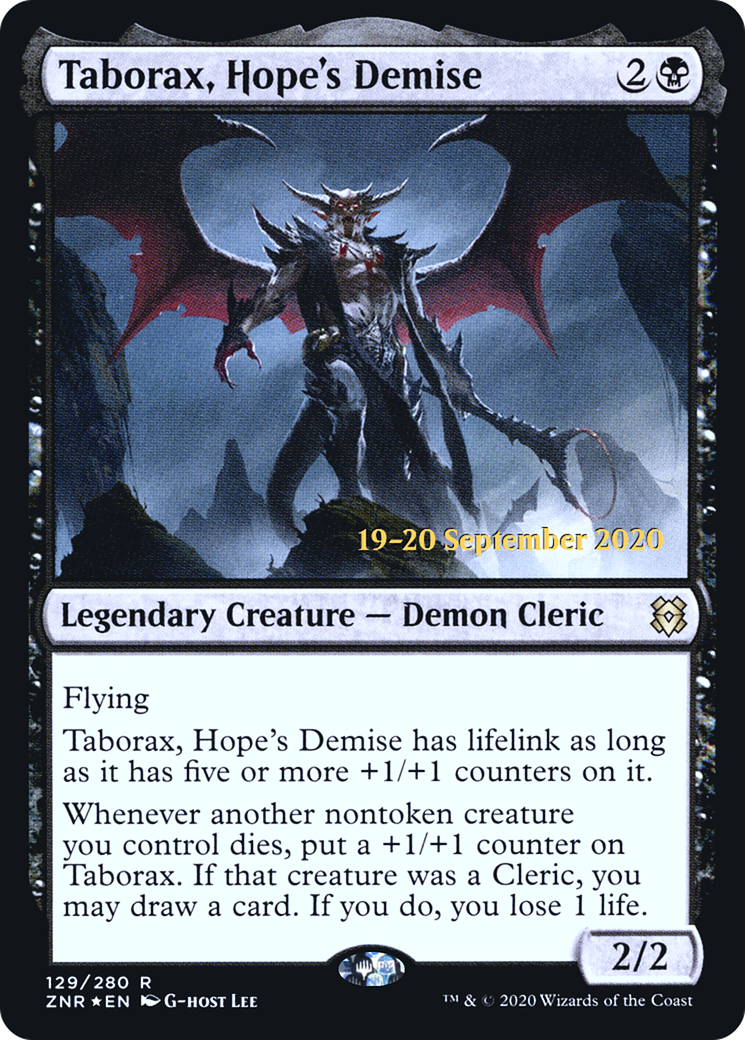 Taborax, Hope's Demise (PZNR-129S) - Zendikar Rising Promos Foil - Premium MTG Single from Wizards of the Coast - Just $1.57! Shop now at Game Crave Tournament Store