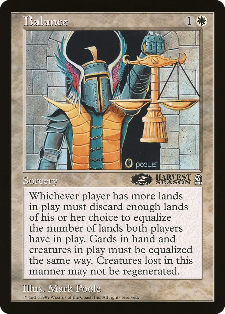 Balance (OLEP-017) - Oversized League Prizes - Premium MTG Single from Wizards of the Coast - Just $0! Shop now at Game Crave Tournament Store