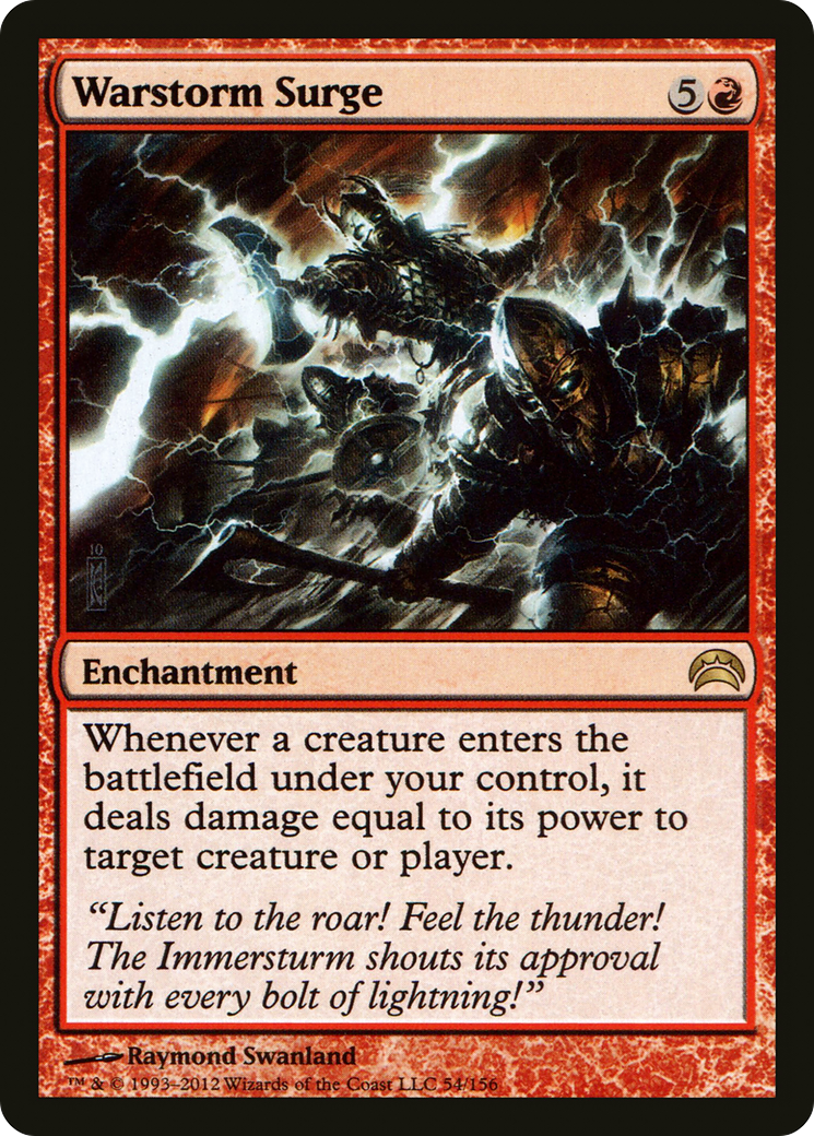 Warstorm Surge (PC2-054) - Planechase 2012 - Premium MTG Single from Wizards of the Coast - Just $0.83! Shop now at Game Crave Tournament Store