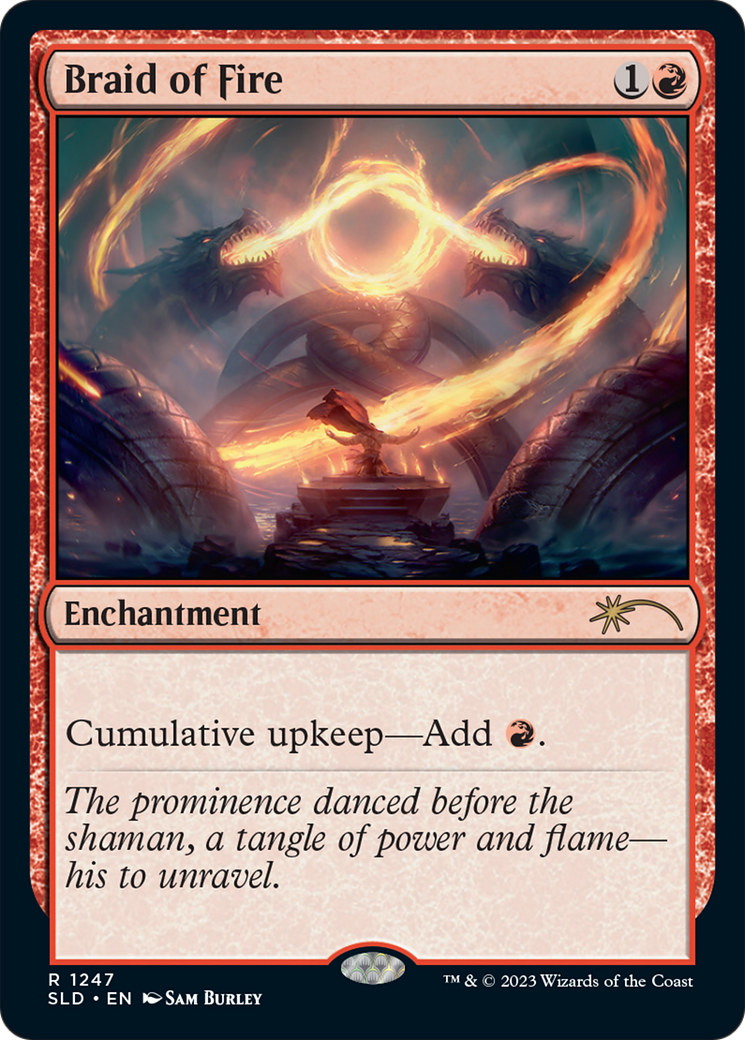 Braid of Fire (SLD-1247) - Secret Lair Drop - Premium MTG Single from Wizards of the Coast - Just $16.47! Shop now at Game Crave Tournament Store