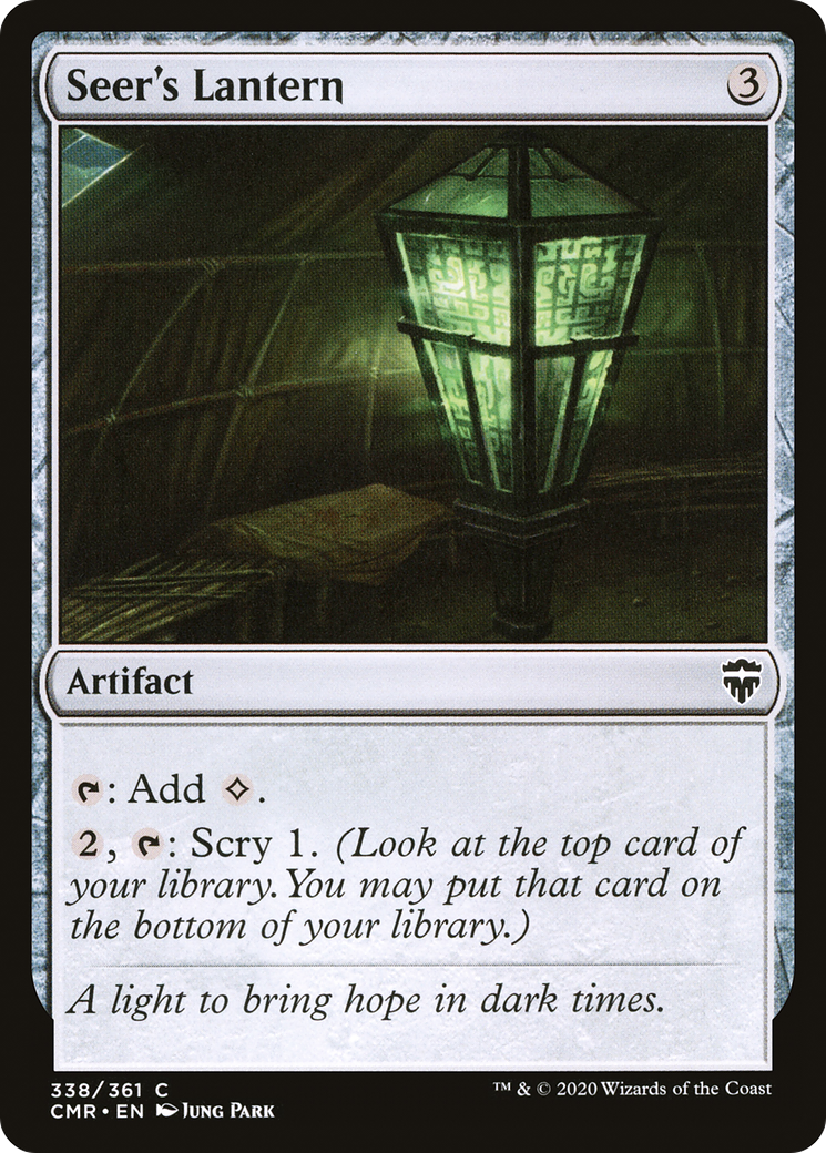Seer's Lantern (CMR-338) - Commander Legends Foil - Premium MTG Single from Wizards of the Coast - Just $0.25! Shop now at Game Crave Tournament Store