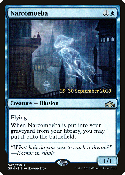 Narcomoeba (PGRN-47S) - Guilds of Ravnica Promos Foil - Premium MTG Single from Wizards of the Coast - Just $0.21! Shop now at Game Crave Tournament Store