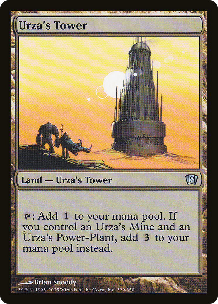 Urza's Tower (9ED-329★) - Ninth Edition Foil - Premium MTG Single from Wizards of the Coast - Just $0.31! Shop now at Game Crave Tournament Store