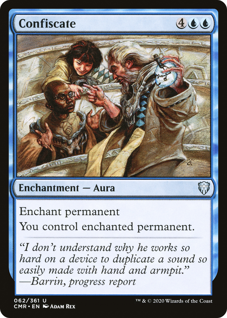 Confiscate (CMR-062) - Commander Legends Foil - Premium MTG Single from Wizards of the Coast - Just $0.08! Shop now at Game Crave Tournament Store