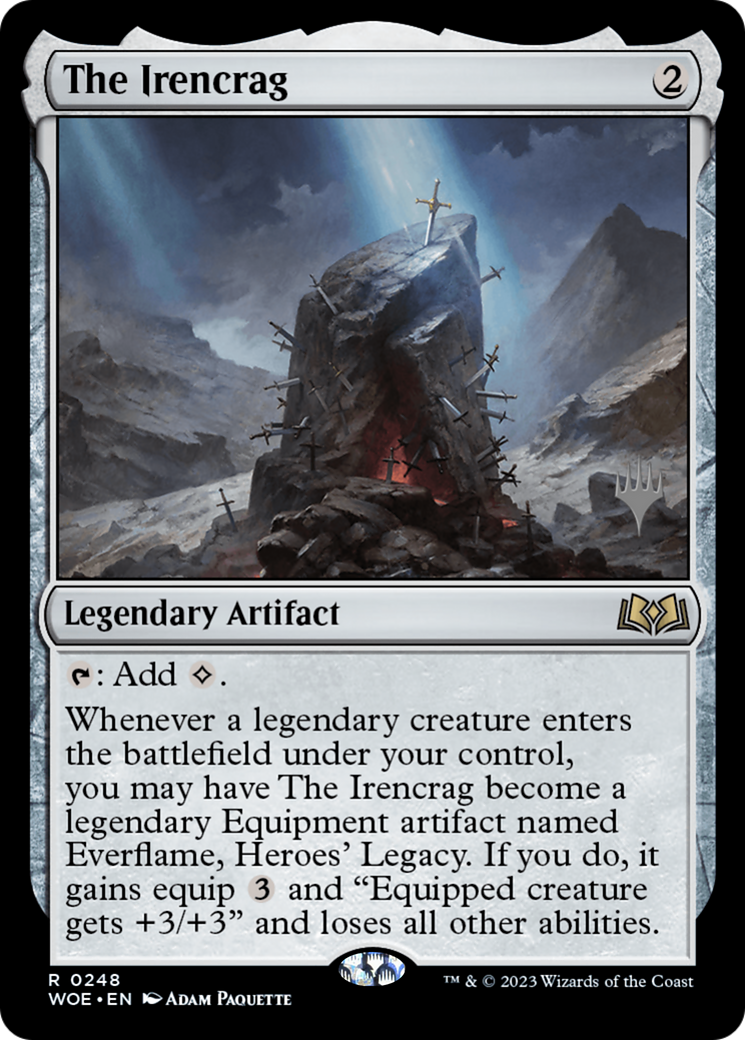 The Irencrag (PWOE-248P) - Wilds of Eldraine Promos - Premium MTG Single from Wizards of the Coast - Just $0.31! Shop now at Game Crave Tournament Store