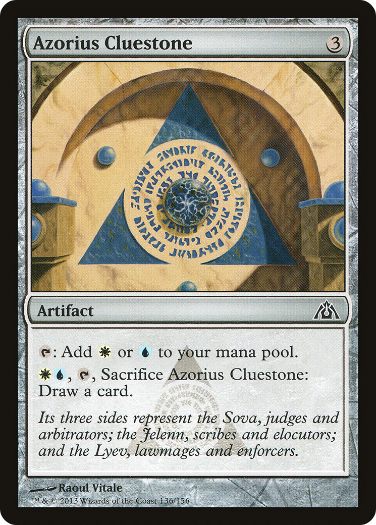 Azorius Cluestone (DGM-136) - Dragon's Maze Foil - Premium MTG Single from Wizards of the Coast - Just $0.11! Shop now at Game Crave Tournament Store