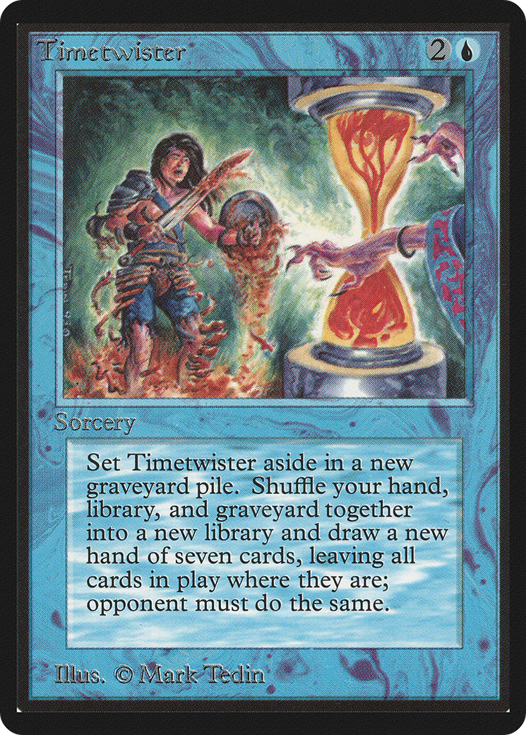 Timetwister (LEB-085) - Limited Edition Beta - Premium MTG Single from Wizards of the Coast - Just $0! Shop now at Game Crave Tournament Store
