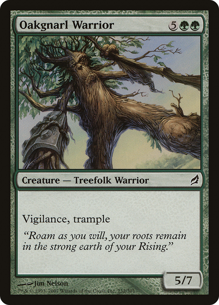 Oakgnarl Warrior (LRW-232) - Lorwyn Foil - Premium MTG Single from Wizards of the Coast - Just $1.20! Shop now at Game Crave Tournament Store