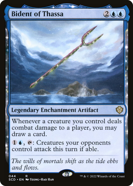 Bident of Thassa (SCD-044) - Starter Commander Decks - Premium MTG Single from Wizards of the Coast - Just $0.26! Shop now at Game Crave Tournament Store