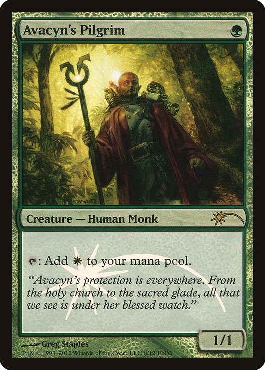 Avacyn's Pilgrim (F12-008) - Friday Night Magic 2012 Foil - Premium MTG Single from Wizards of the Coast - Just $1.77! Shop now at Game Crave Tournament Store