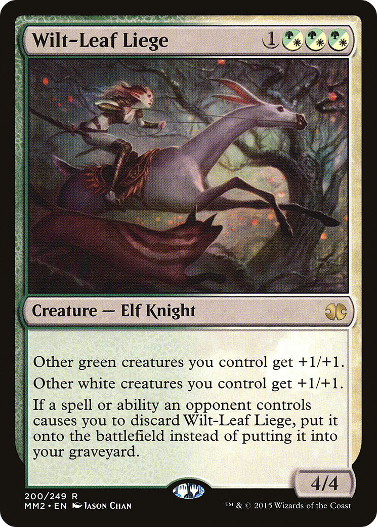 Wilt-Leaf Liege (MM2-200) - Modern Masters 2015 - Premium MTG Single from Wizards of the Coast - Just $1.94! Shop now at Game Crave Tournament Store