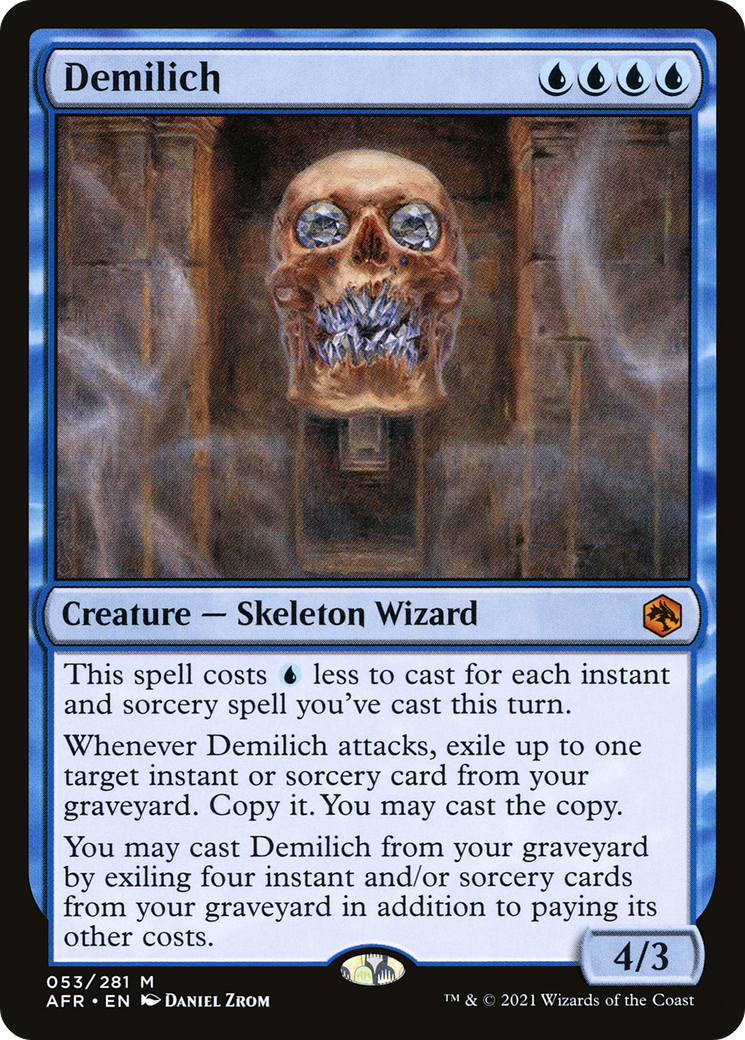 Demilich (AFR-053) - Adventures in the Forgotten Realms - Premium MTG Single from Wizards of the Coast - Just $0.33! Shop now at Game Crave Tournament Store