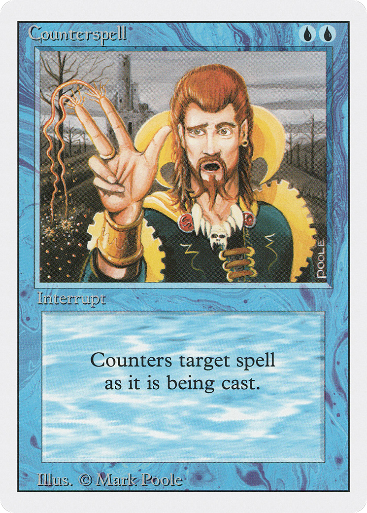 Counterspell (3ED-054) - Revised Edition - Premium MTG Single from Wizards of the Coast - Just $1.11! Shop now at Game Crave Tournament Store