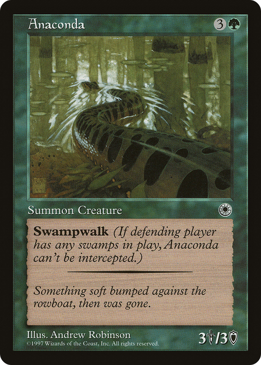 Anaconda (POR-158) - Portal - Premium MTG Single from Wizards of the Coast - Just $0.08! Shop now at Game Crave Tournament Store