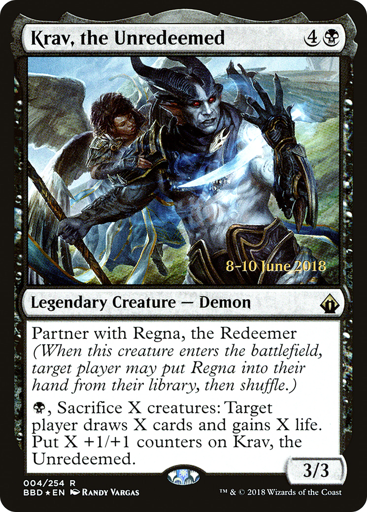 Krav, the Unredeemed (PBBD-04S) - Battlebond Promos Foil - Premium MTG Single from Wizards of the Coast - Just $2.10! Shop now at Game Crave Tournament Store